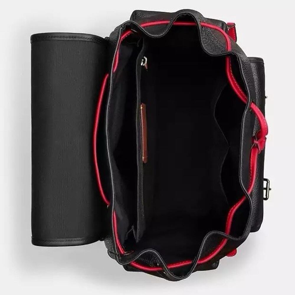 NWT Coach MEN's Sprint Backpack In Signature Canvas Gunmetal CCG13 - Picture 11 of 11